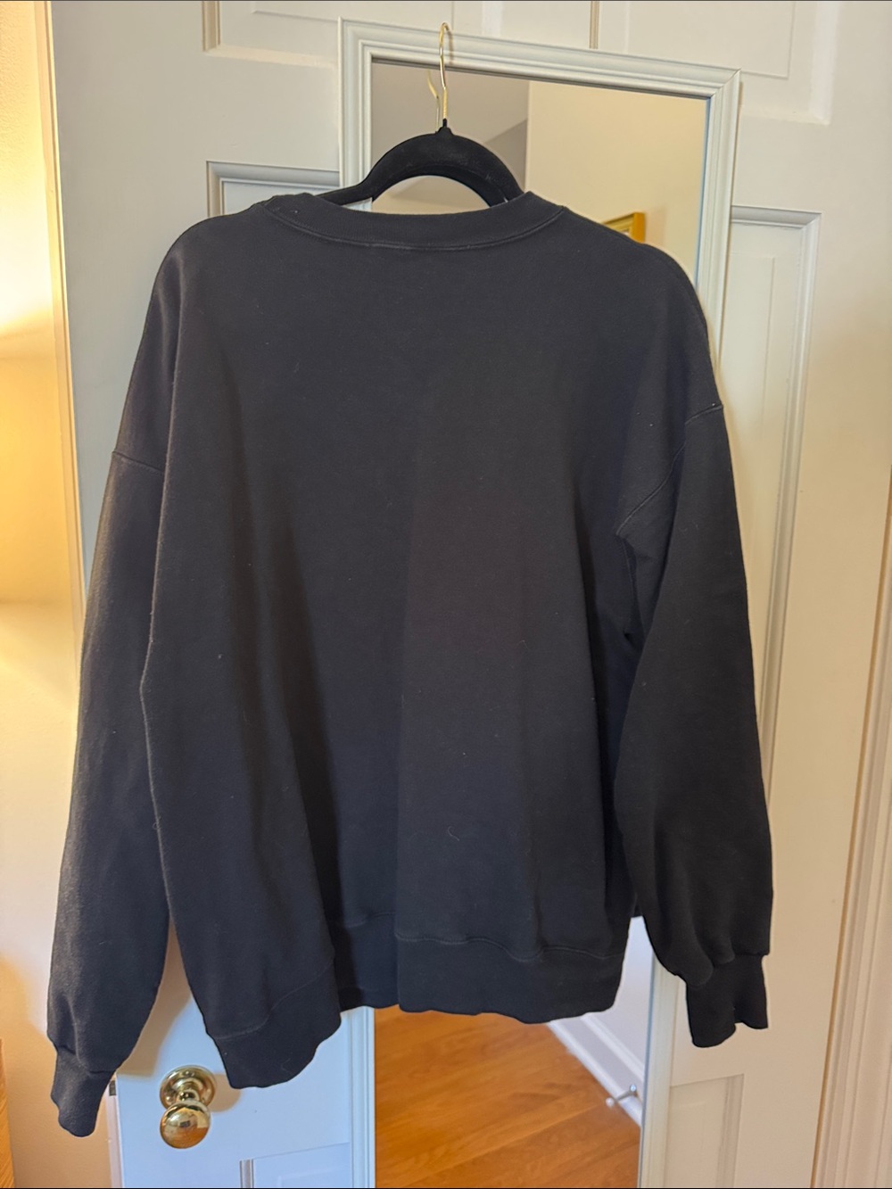 The Bar Black Tonal Logo Crewneck Sweatshirt - Picture 3 of 3